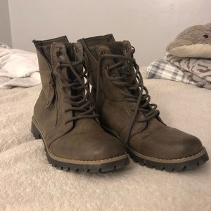 Rustic Brown Combat/Fall Boots